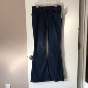 Free People high waisted flare jeans